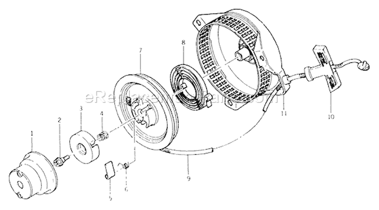 Page D Diagram and Parts List for 8840-0  Briggs and Stratton Generator